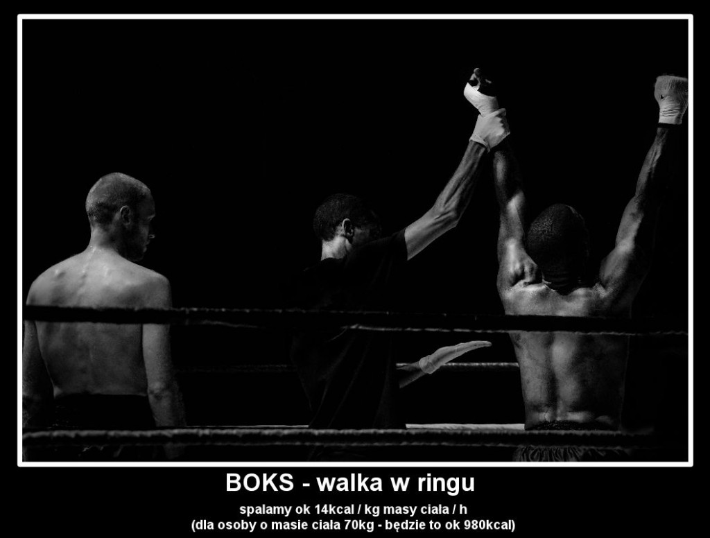 boks walka w ringu