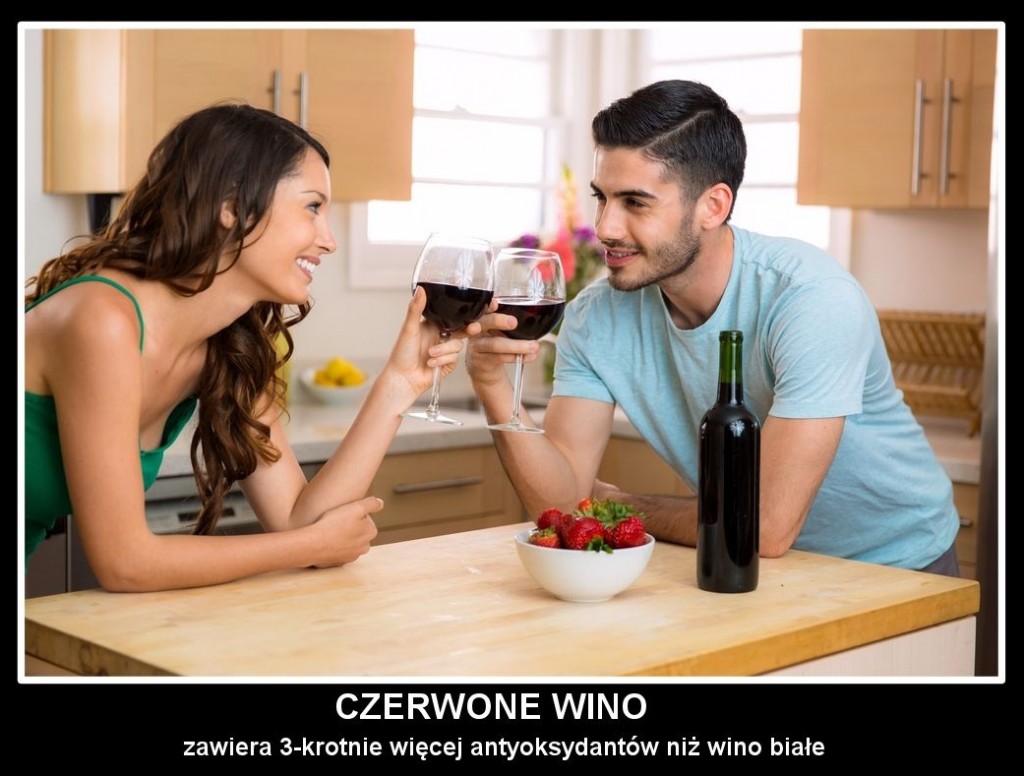 czerwone wino